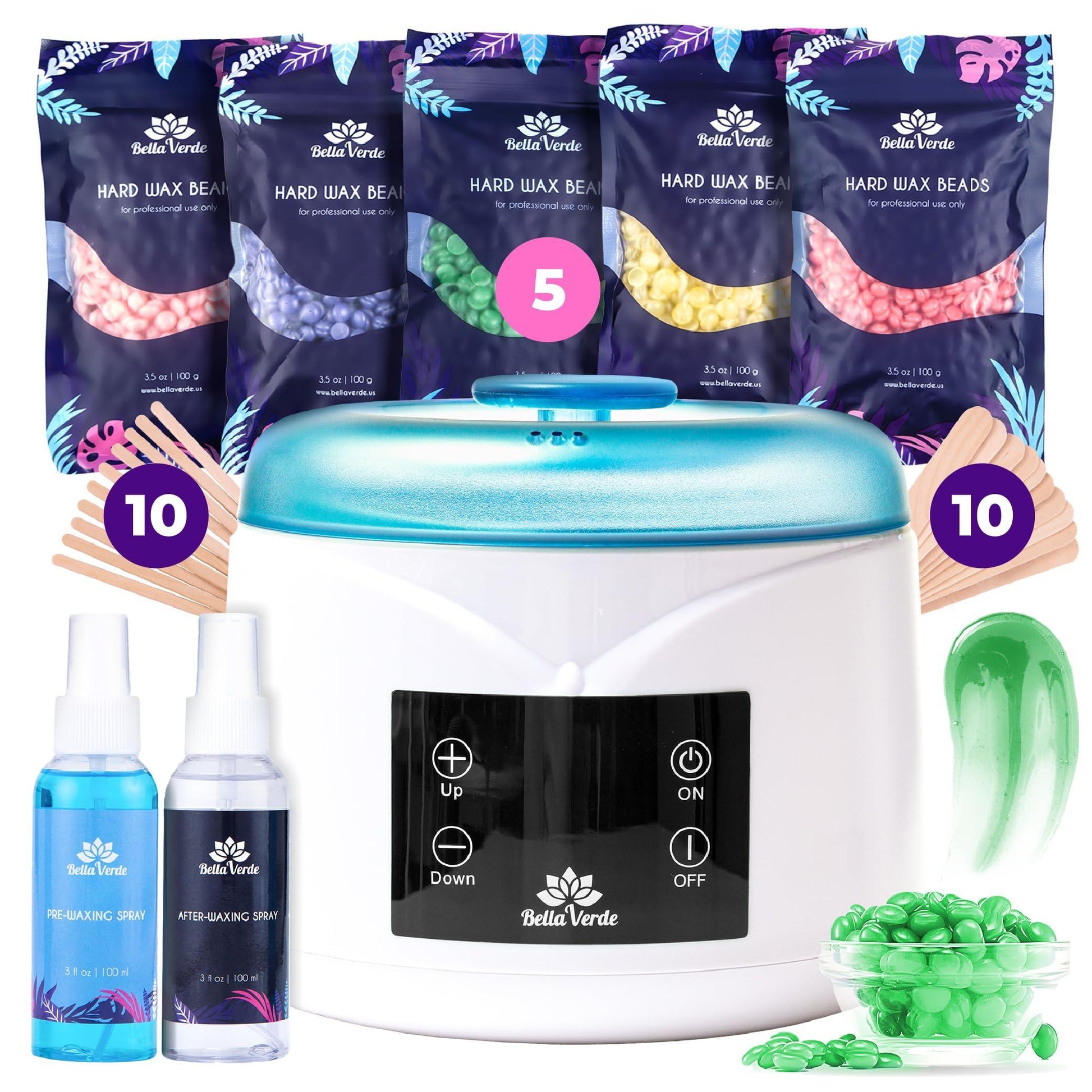 Kit d'Épilation Complet Chauffe-Cire Professionnel