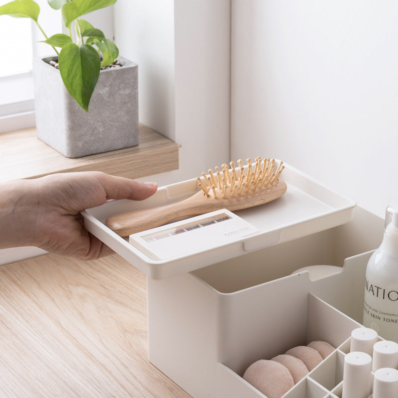 Boîte et Support Organisateur de Maquillage et Soins de la Peau